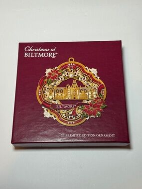 Biltmore Estate Christmas at Biltmore 2019 Limited Edition Ornament Poinsettia